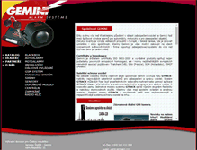 Tablet Screenshot of gemini-alarm.cz